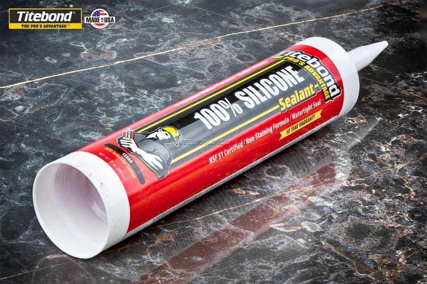 Герметик силіконовий Titebond 100% Silicone Sealant, 0,3 л 41748 фото