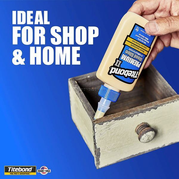 Клей для дерева Titebond II Premium Wood Glue, 118 мл, кремовый 60726077 фото